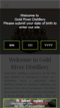 Mobile Screenshot of goldriverdistillery.com